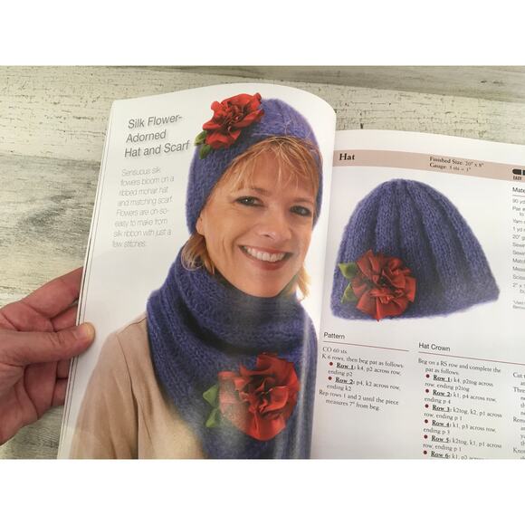 Quick Knits with Today's Yarns Knitting 45 Pattern Book Hat Scarf Poncho Socks - Picture 10 of 12